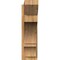 Ekena Millwork Balboa Slat Rough Sawn Outlooker, Western Red Cedar, 8"W x 28"D x 28"H OUT08X28X28BOA06RWR - alternate 2